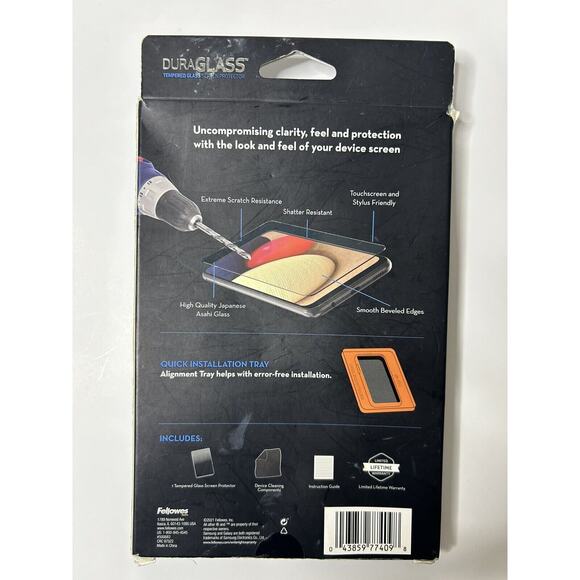 WriteRight DURAGLASS Tempered Glass Screen Protector Samsung Galaxy A02s - Picture 2 of 3